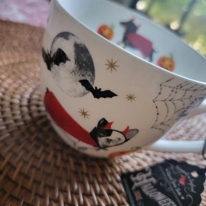 NWT French Bulldog & Dachshund Halloween Cappuccino Mug